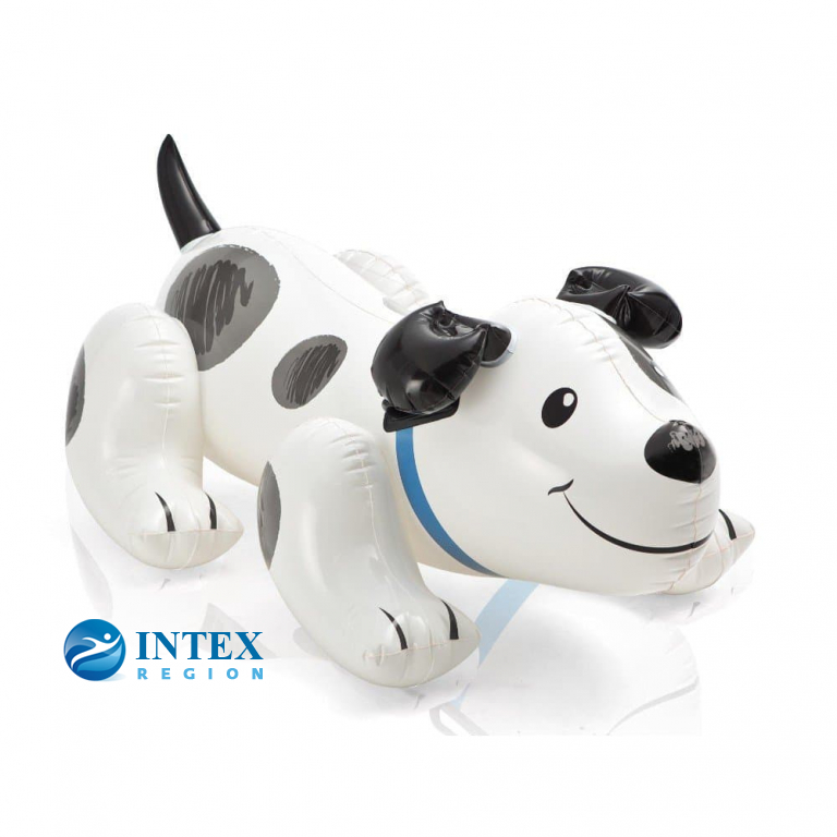 Надувной плотик Собака с ручками Intex арт.57521, 138х91см, от 3 лет