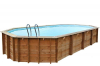Овальный деревянный бассейн 827x472х146 см SEVILLA GRE 790091